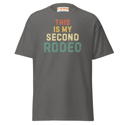This Is My Second Rodeo T-Shirt - Charcoal - T-Shirts Online
