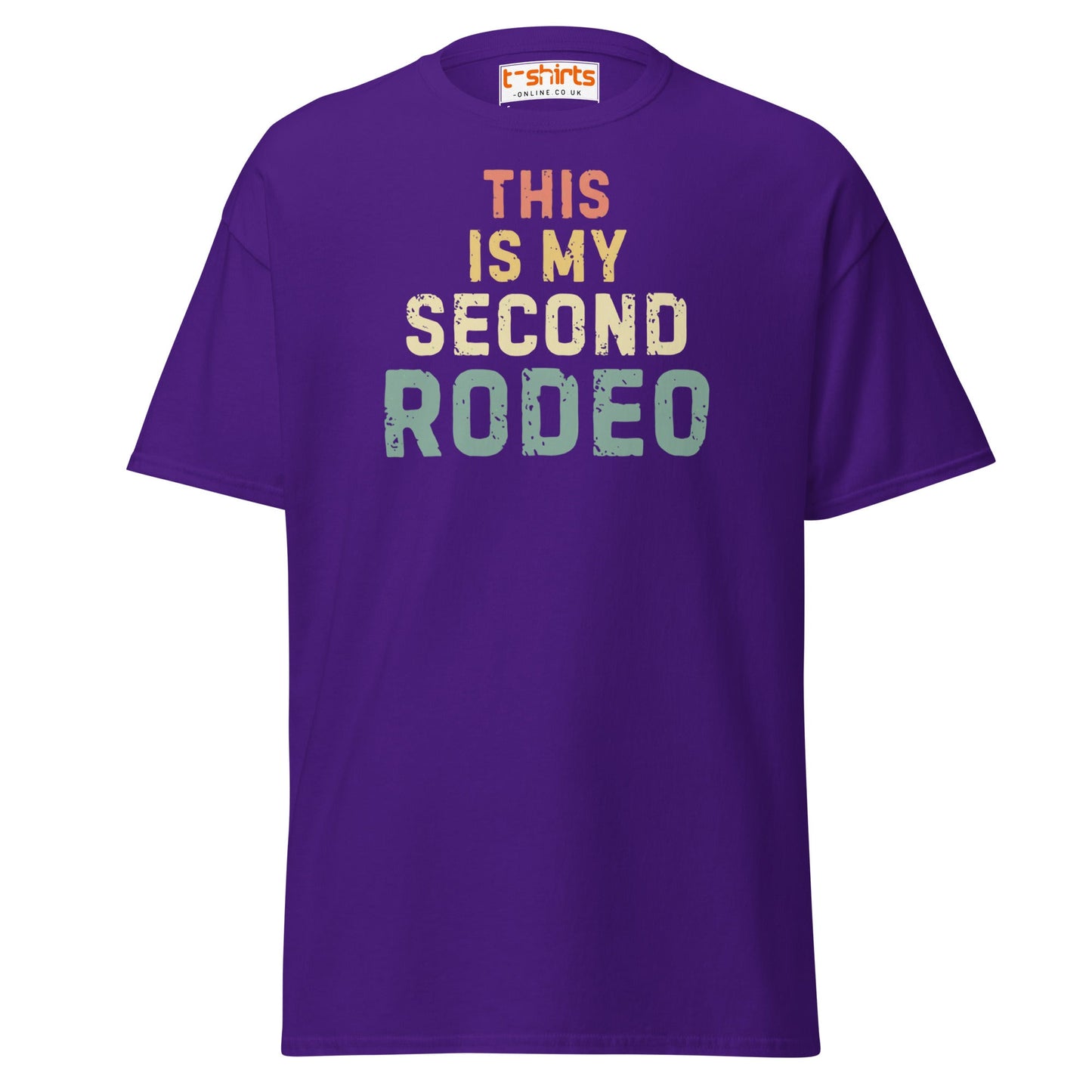 This Is My Second Rodeo T-Shirt - Purple - T-Shirts Online