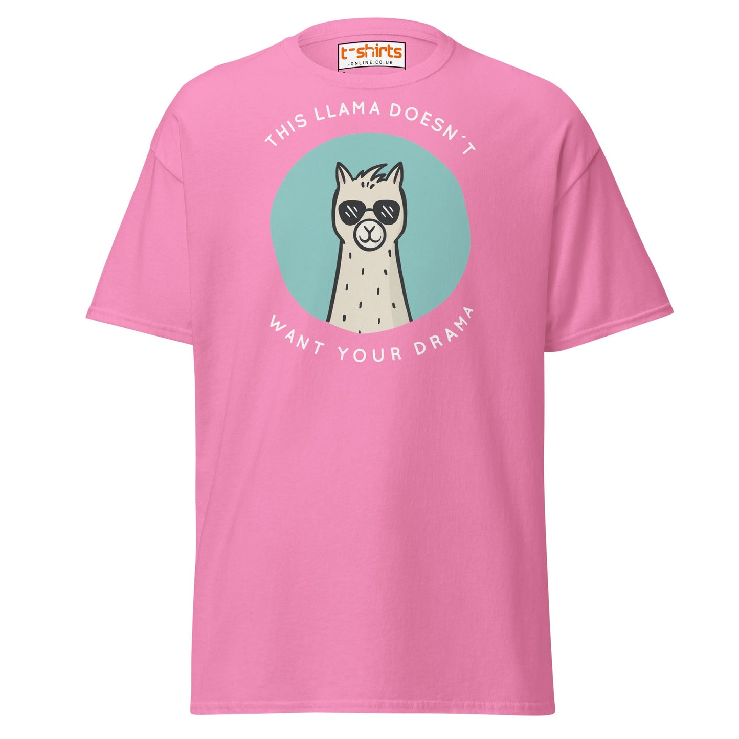 This Llama Doesn’t Want Your Drama T-Shirt – Funny Tee - Azalea - T-Shirts Online