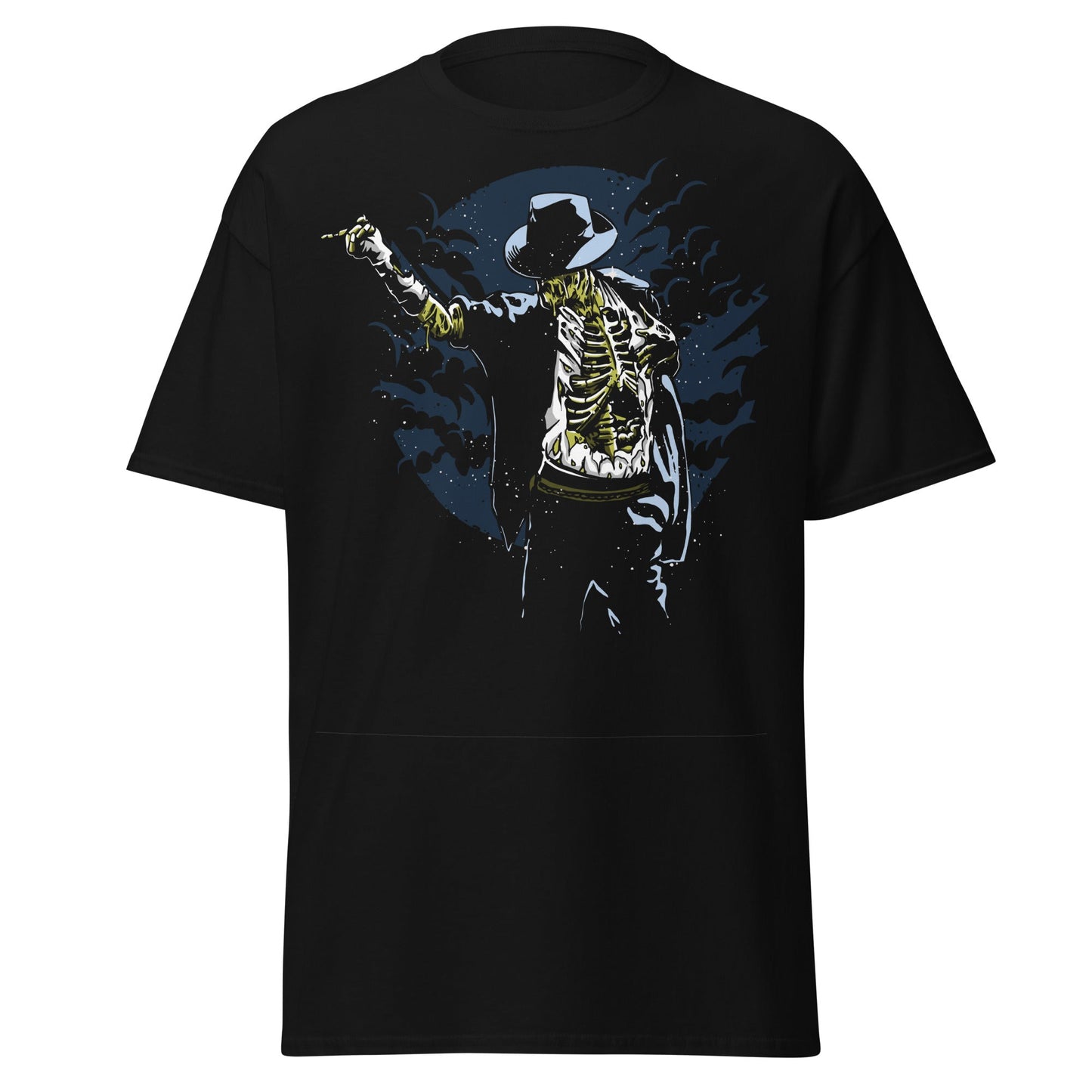 Thriller Zombie Pop Star Skeleton T-Shirt - S - T-Shirts Online