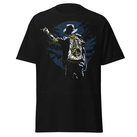 Thriller Zombie Pop Star Skeleton T-Shirt - S - T-Shirts Online