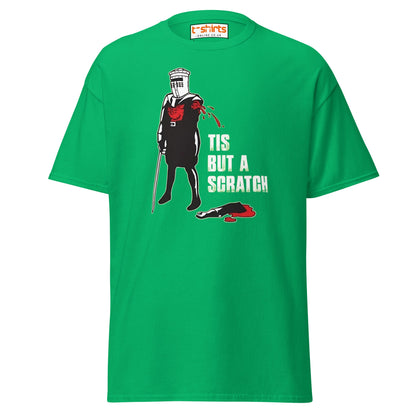 Tis But a Scratch T-Shirt – Funny Knight Parody Tee - Irish Green - T-Shirts Online