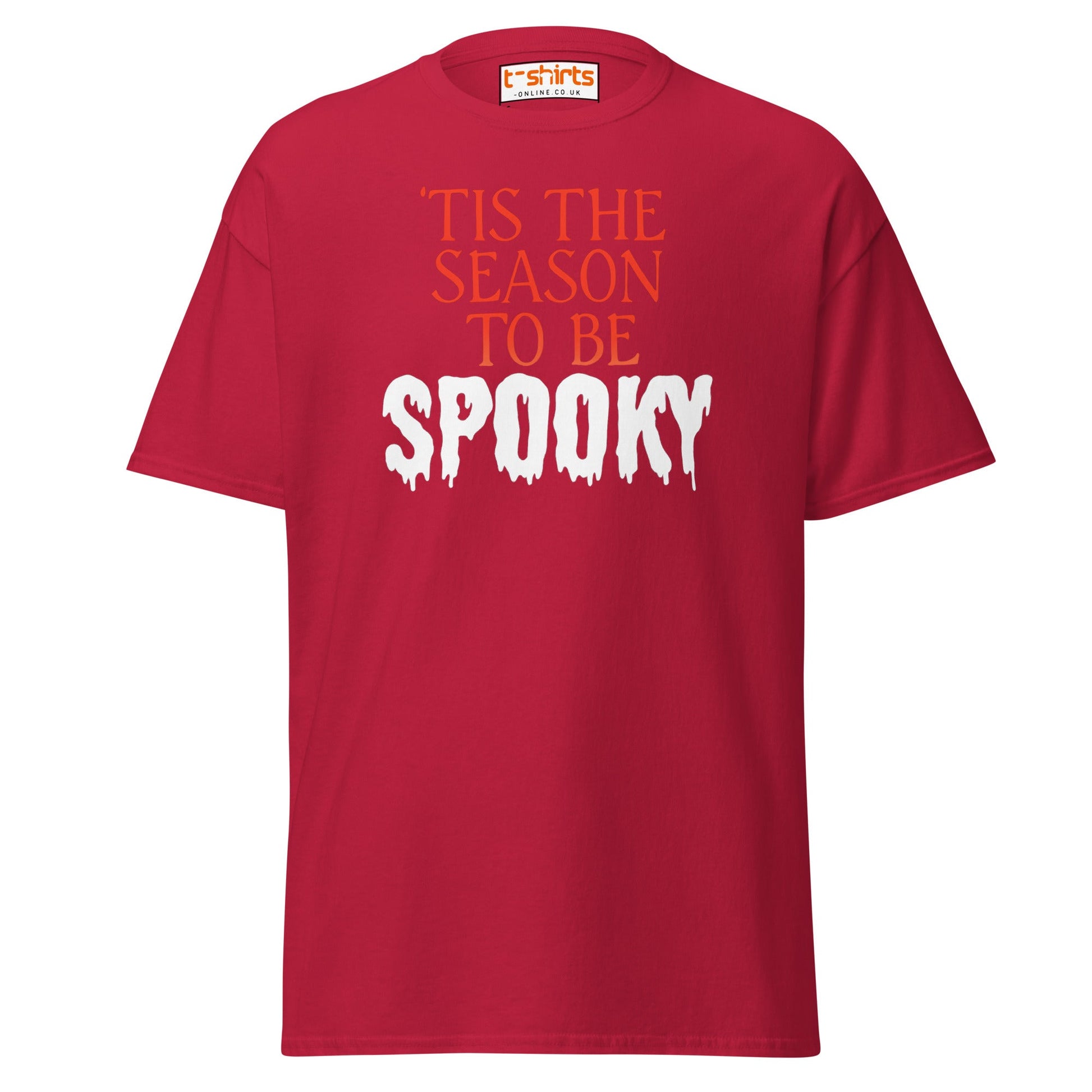 ’Tis the Season to Be Spooky Halloween T-Shirt - Cardinal - T-Shirts Online