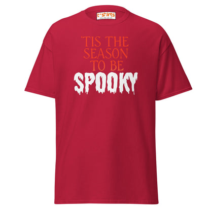 ’Tis the Season to Be Spooky Halloween T-Shirt - Cardinal - T-Shirts Online