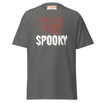 ’Tis the Season to Be Spooky Halloween T-Shirt - Charcoal - T-Shirts Online