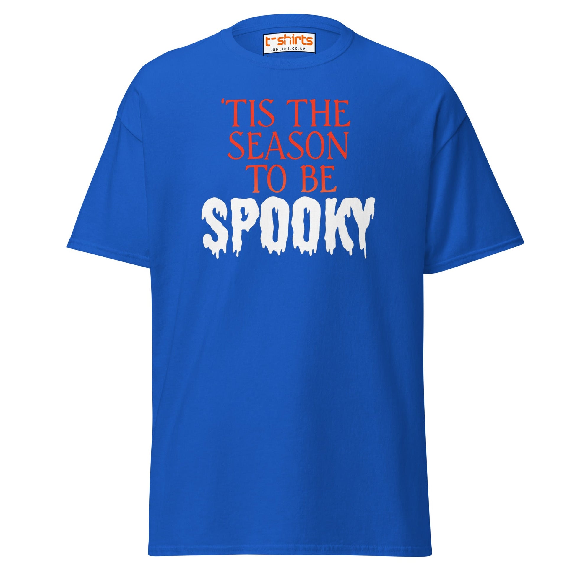 ’Tis the Season to Be Spooky Halloween T-Shirt - Royal - T-Shirts Online