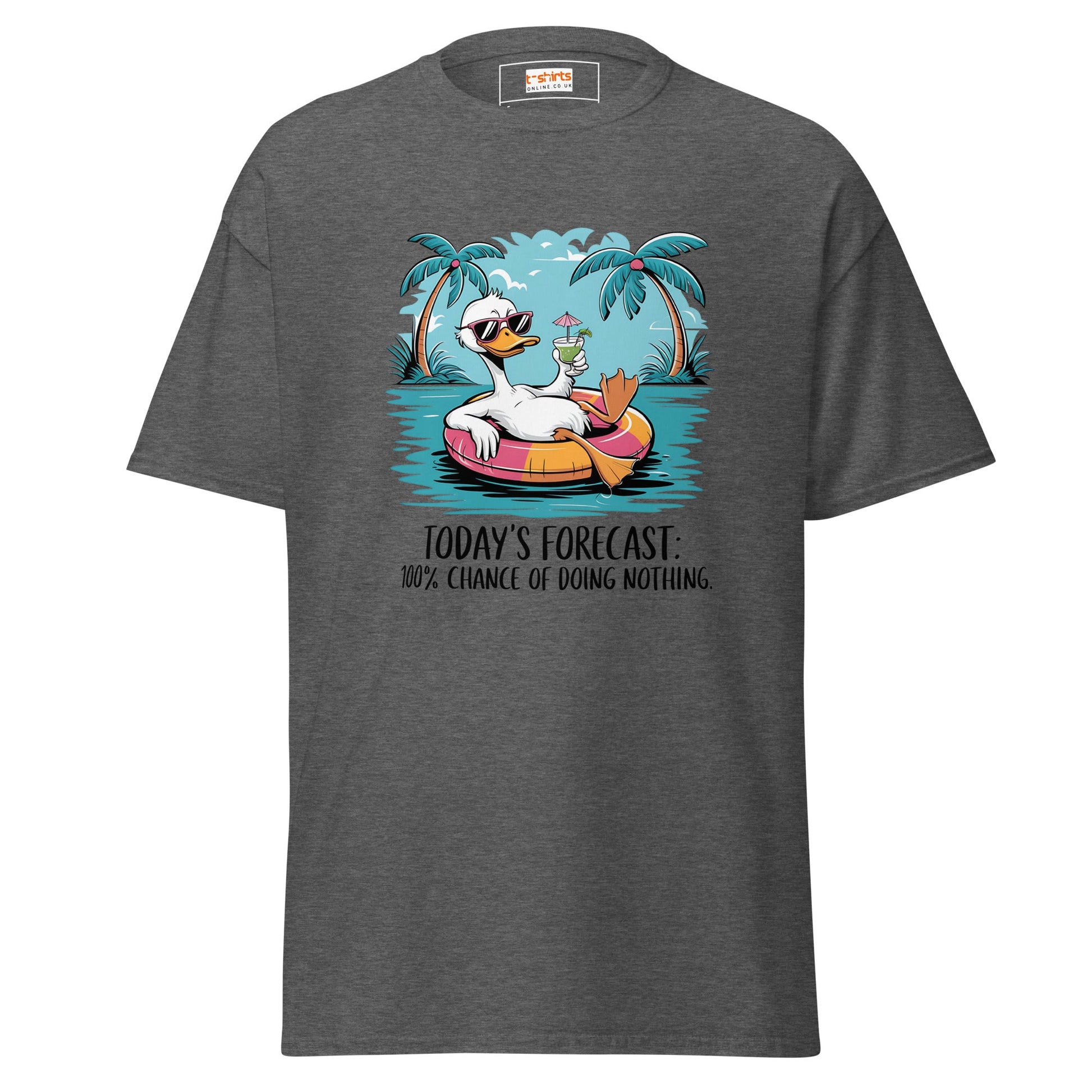 Today's Forecast | Duck T-Shirt - Dark Heather - T-Shirts Online