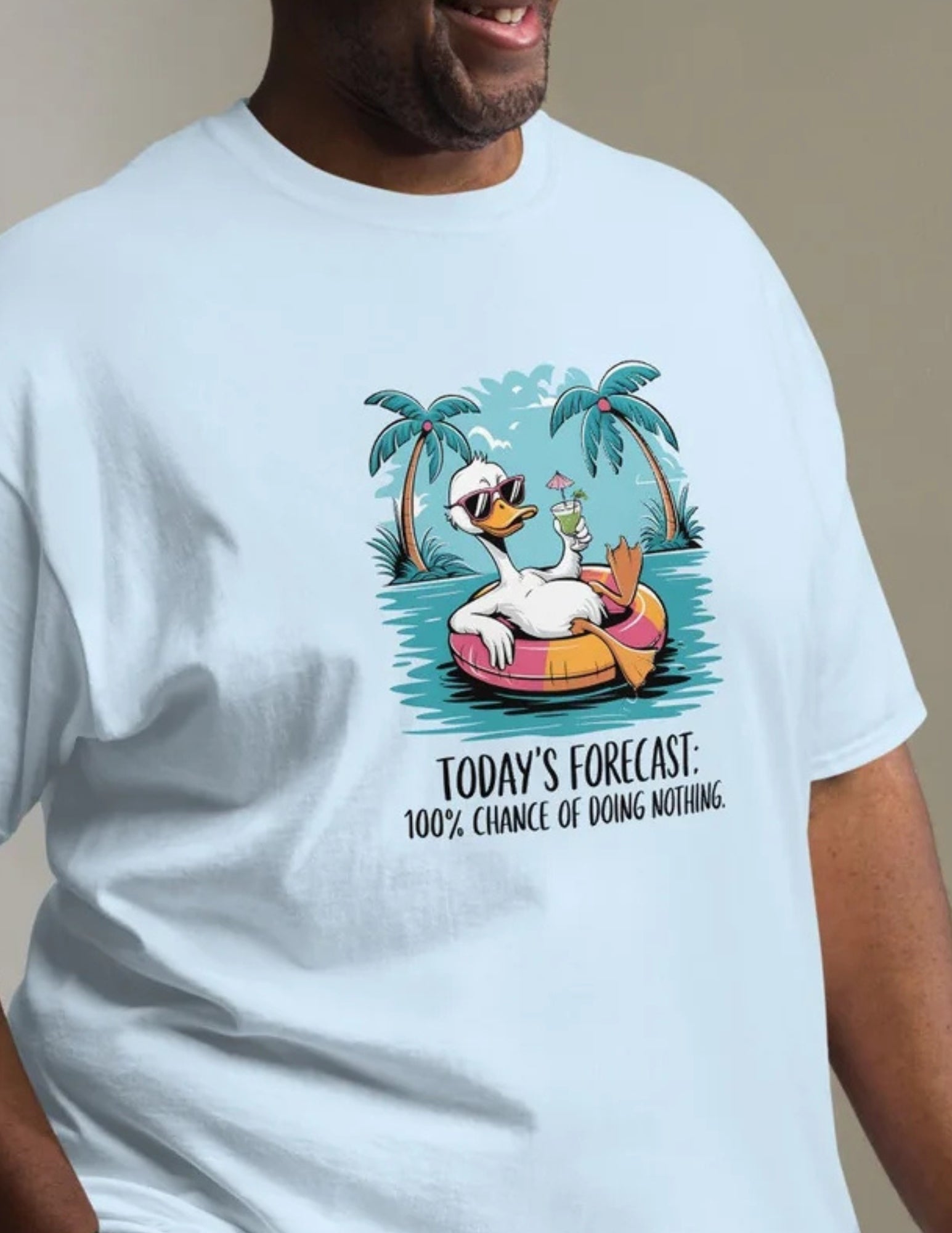 Today's Forecast | Duck T-Shirt - Cardinal - T-Shirts Online