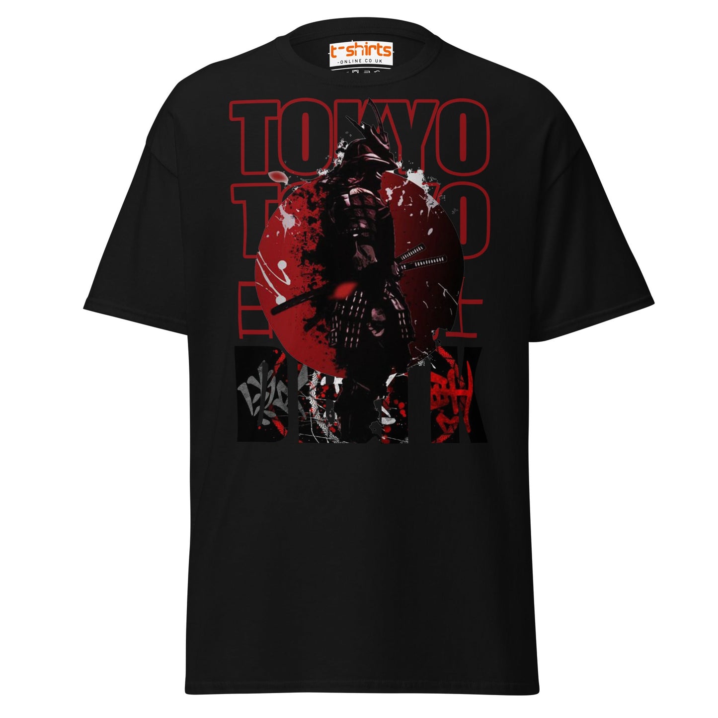 Tokyo Samurai T-Shirt - Black - T-Shirts Online