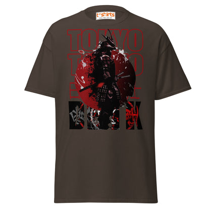 Tokyo Samurai T-Shirt - Dark Chocolate - T-Shirts Online