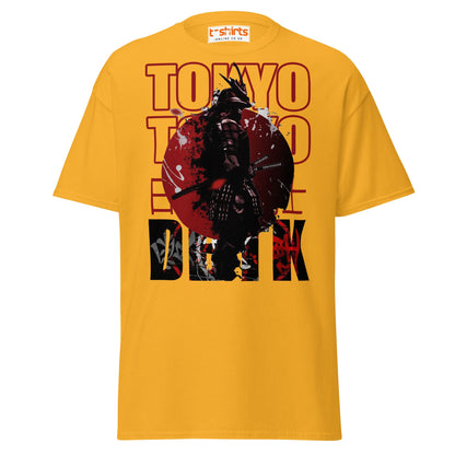 Tokyo Samurai T-Shirt - Gold - T-Shirts Online