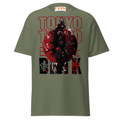 Tokyo Samurai T-Shirt - Military Green - T-Shirts Online