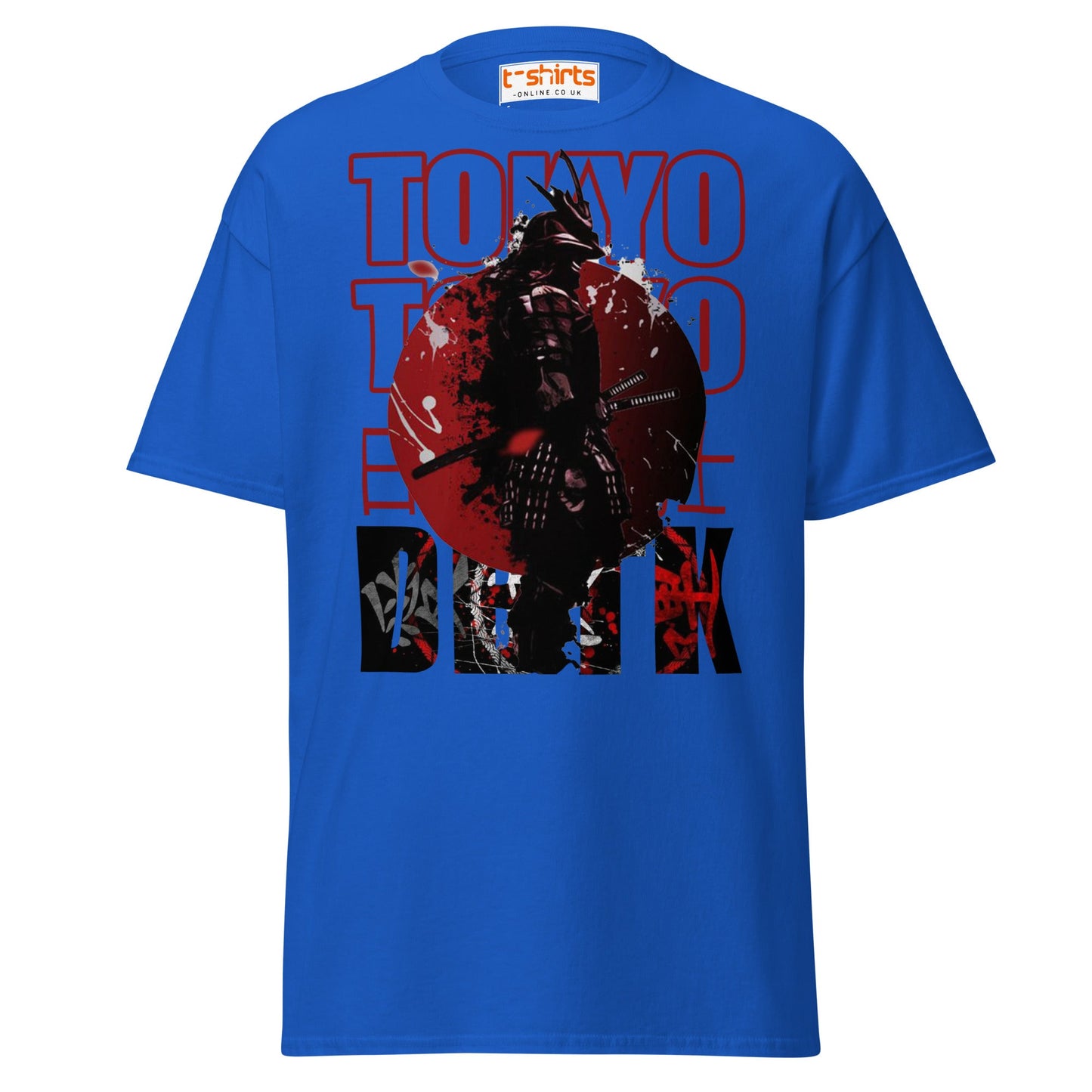 Tokyo Samurai T-Shirt - Royal - T-Shirts Online