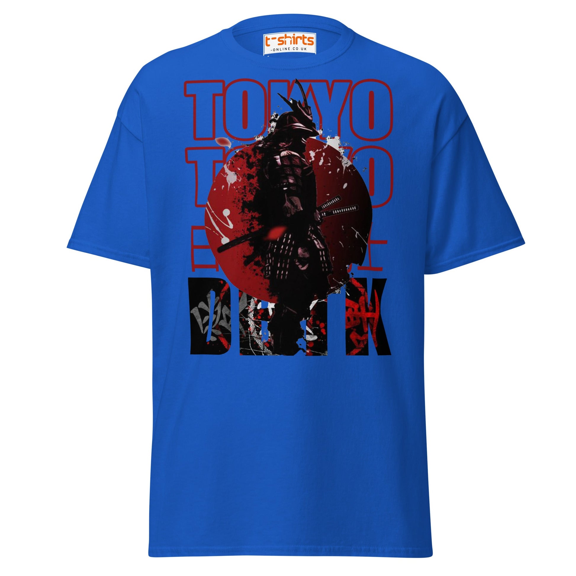 Tokyo Samurai T-Shirt - Royal - T-Shirts Online