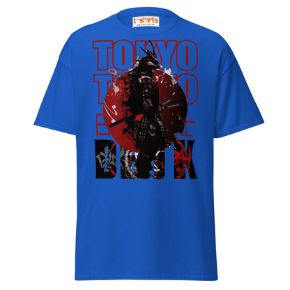 Tokyo Samurai T-Shirt - Royal - T-Shirts Online