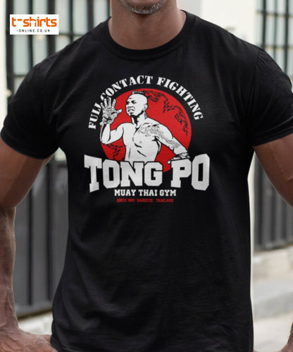 Tong Po Muay Thai Gym T-Shirt – Full Contact Fighting - Black - T-Shirts Online