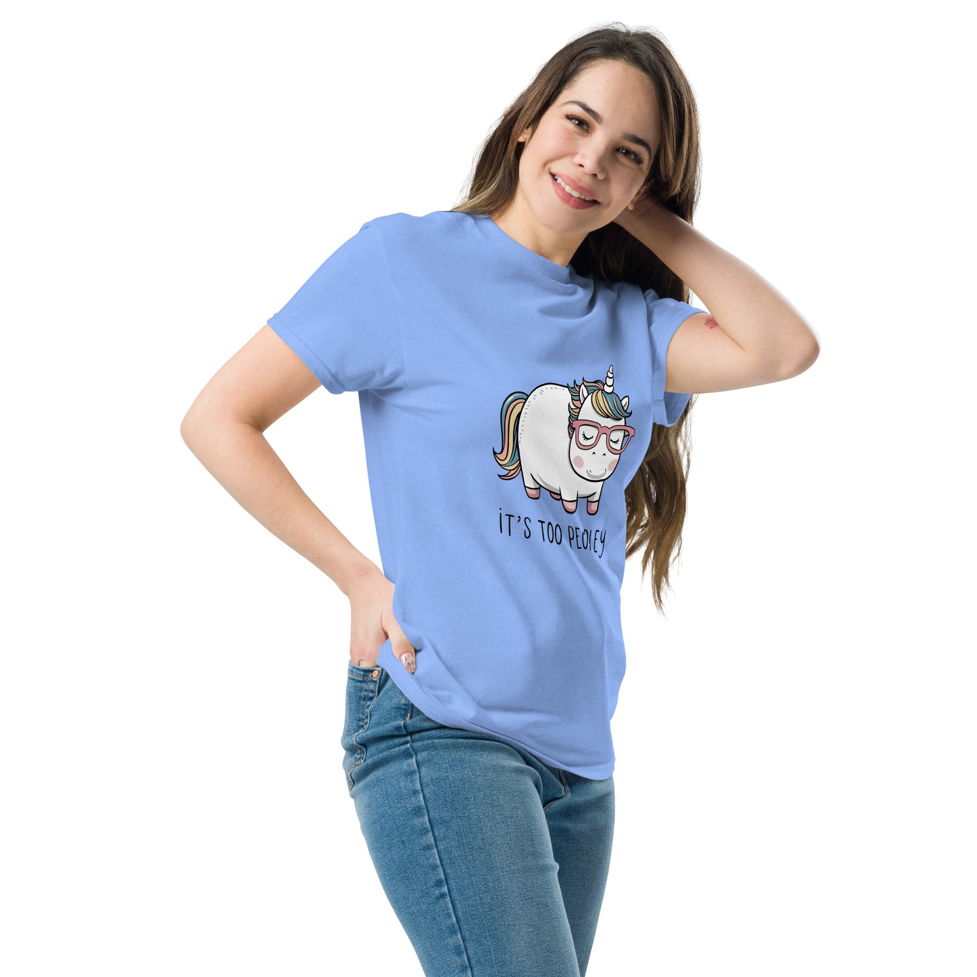 Too Peoply | Unicorn T-Shirt - Royal - T-Shirts Online