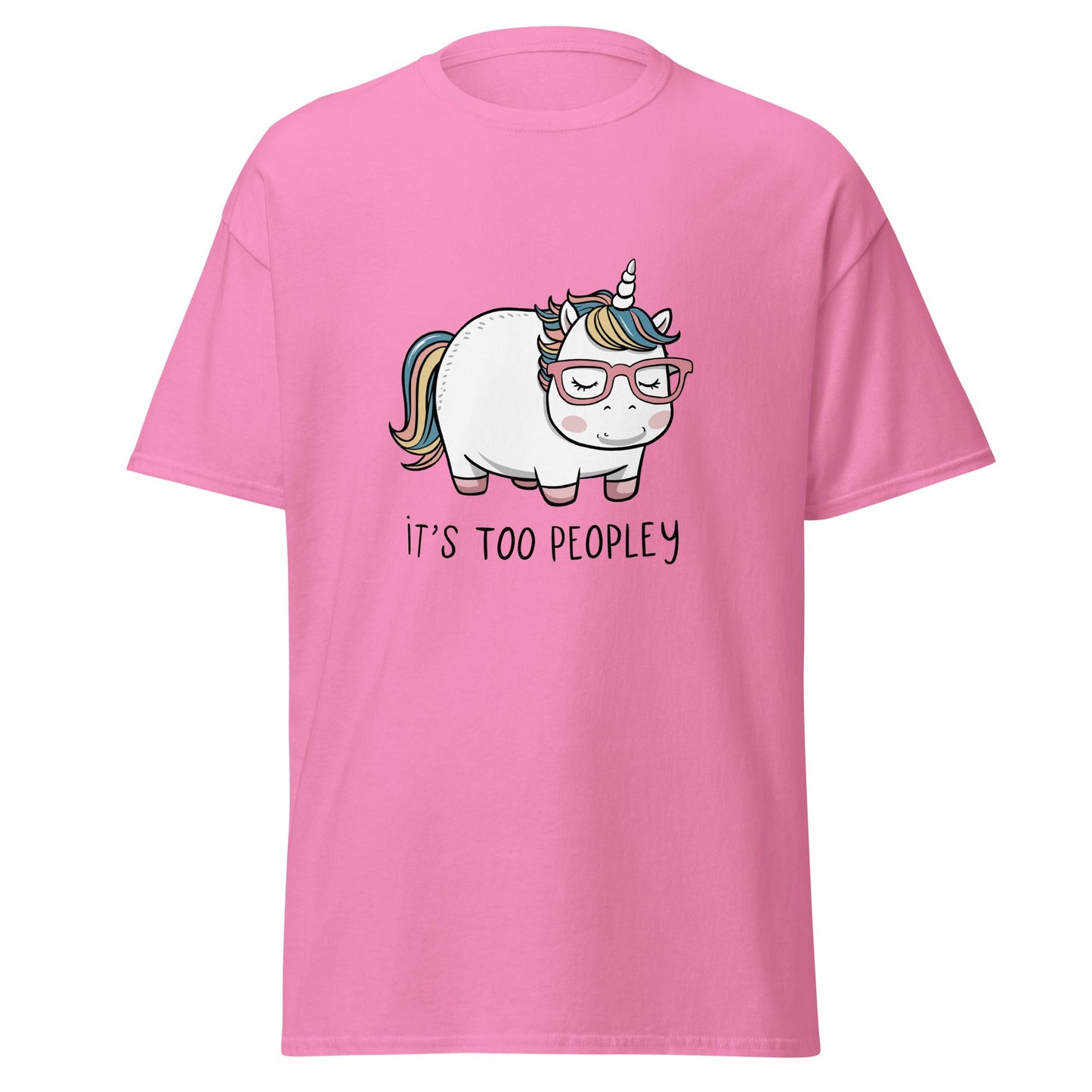 Too Peoply | Unicorn T-Shirt - Azalea - T-Shirts Online
