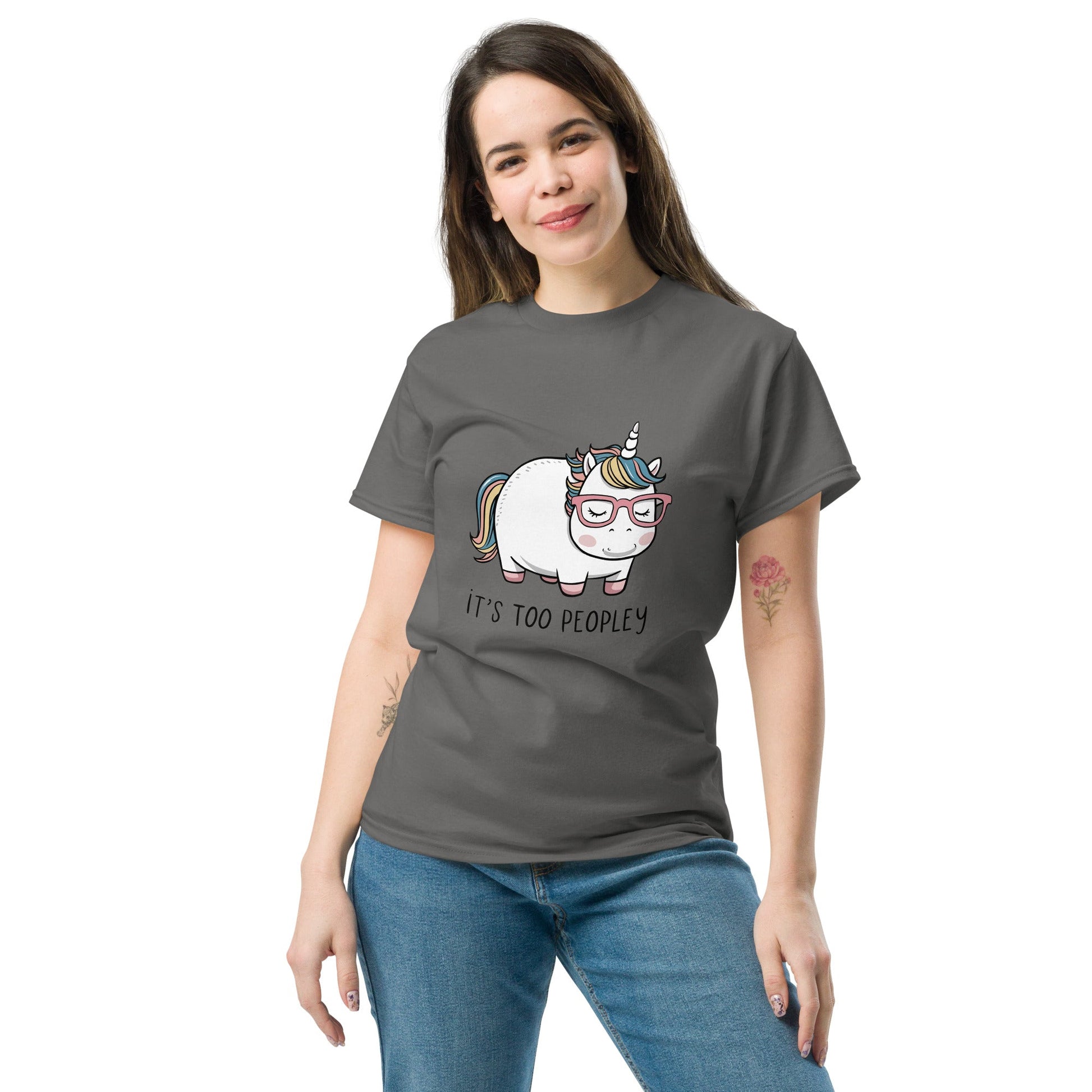 Too Peoply | Unicorn T-Shirt - Royal - T-Shirts Online