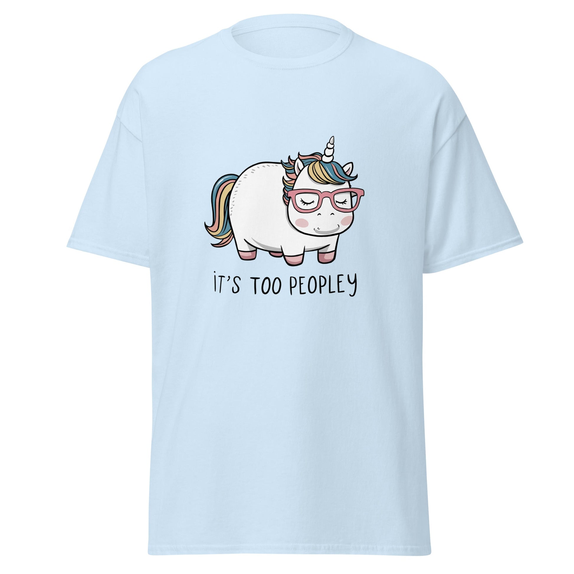 Too Peoply | Unicorn T-Shirt - Light Blue - T-Shirts Online