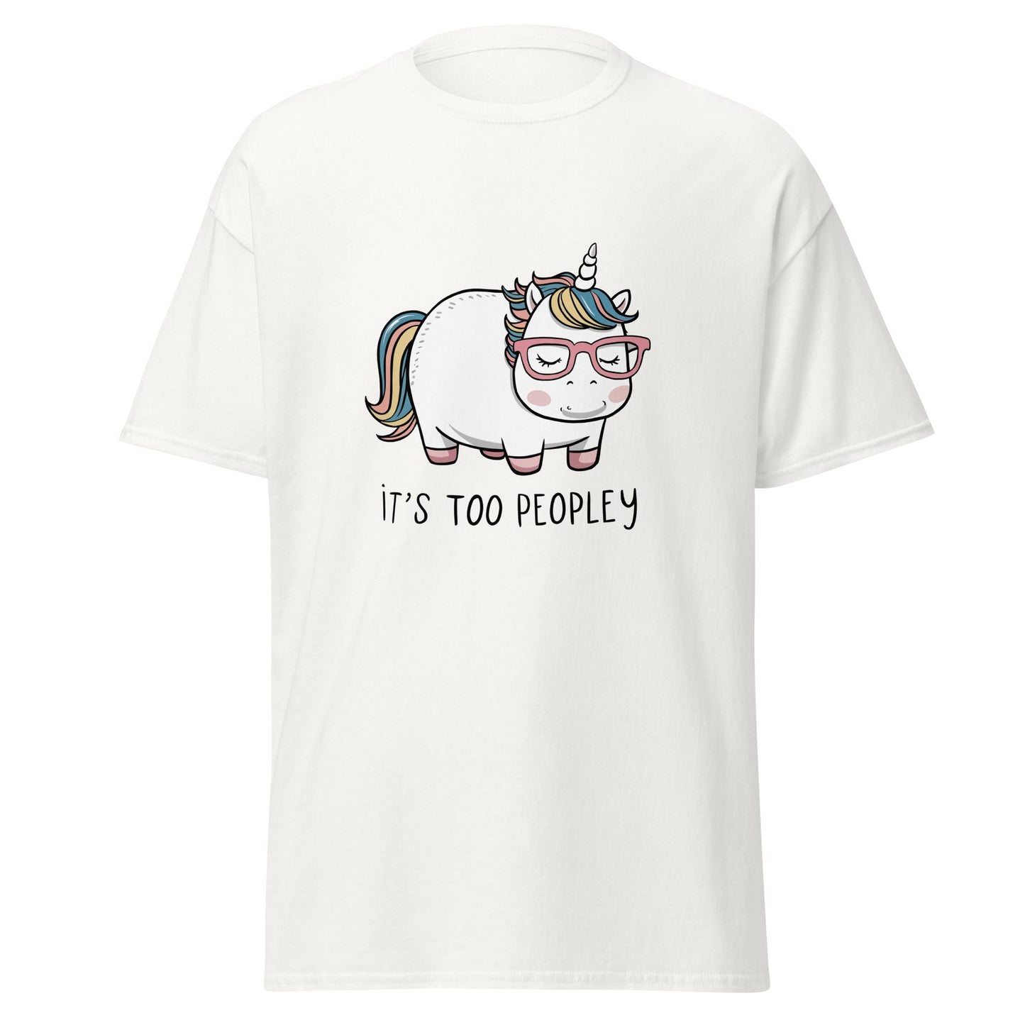 Too Peoply | Unicorn T-Shirt - White - T-Shirts Online