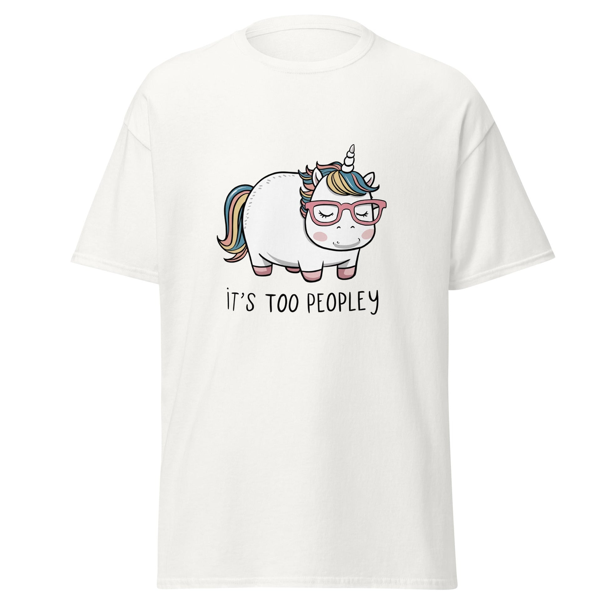 Too Peoply | Unicorn T-Shirt - White - T-Shirts Online