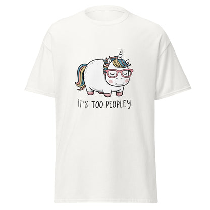 Too Peoply | Unicorn T-Shirt - White - T-Shirts Online