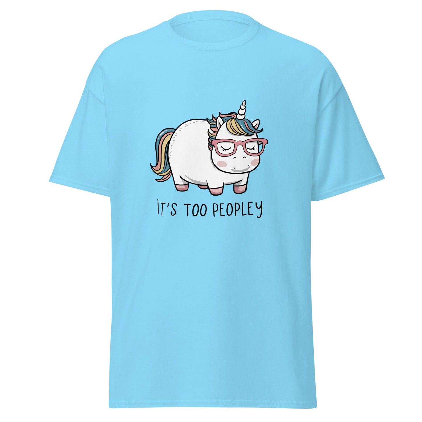 Too Peoply | Unicorn T-Shirt - Sky - T-Shirts Online