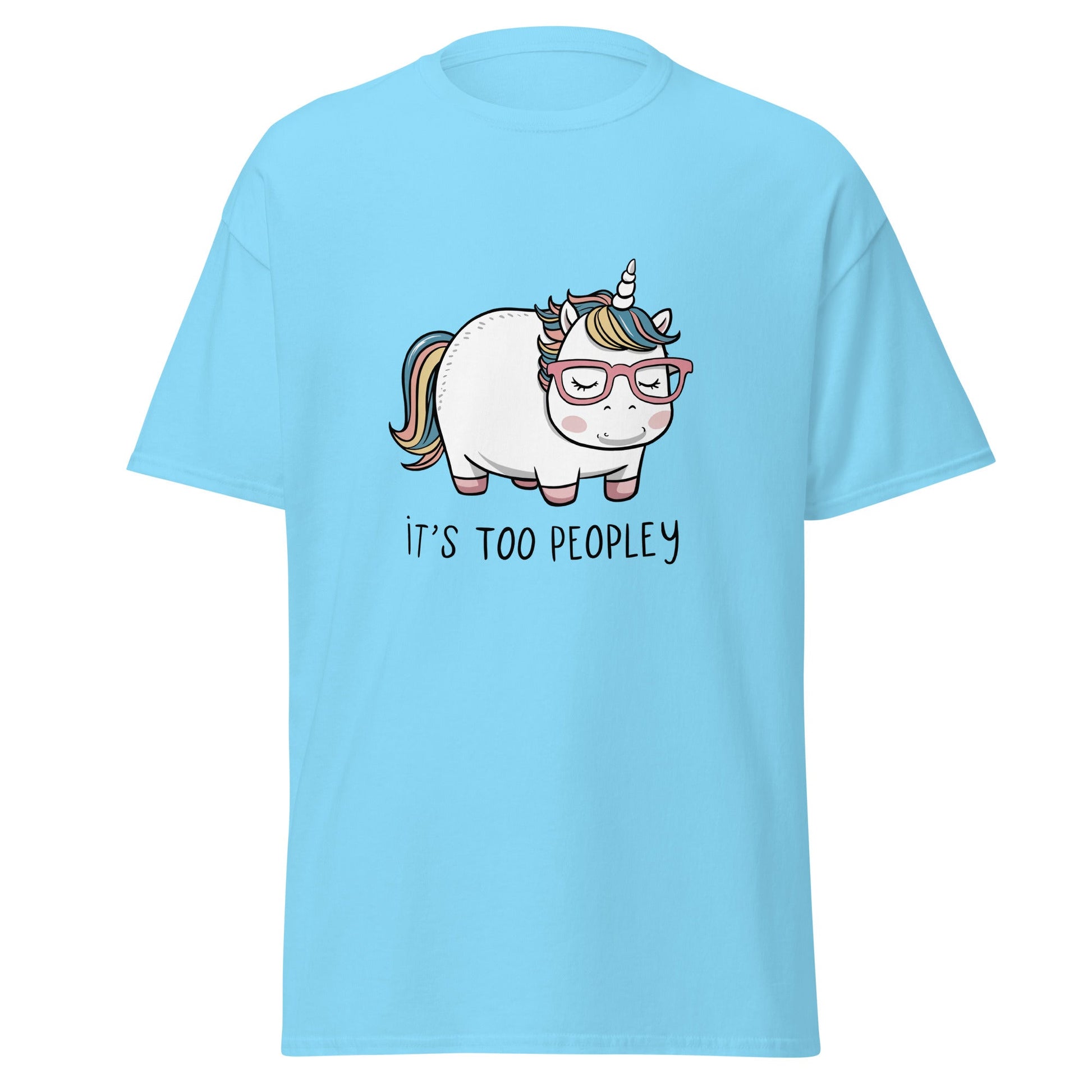 Too Peoply | Unicorn T-Shirt - Sky - T-Shirts Online