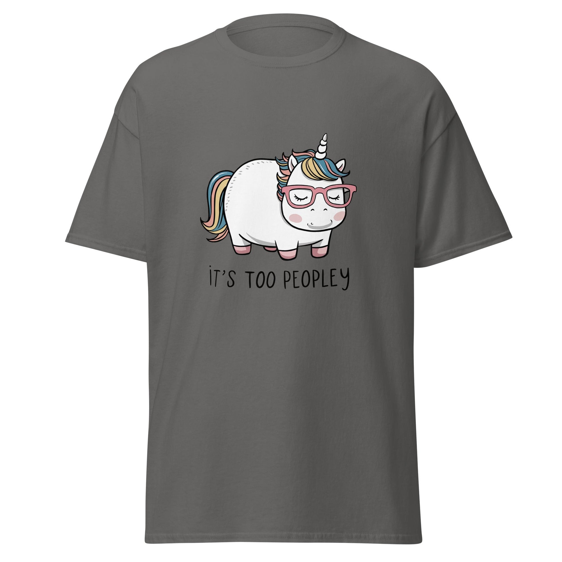 Too Peoply | Unicorn T-Shirt - Charcoal - T-Shirts Online