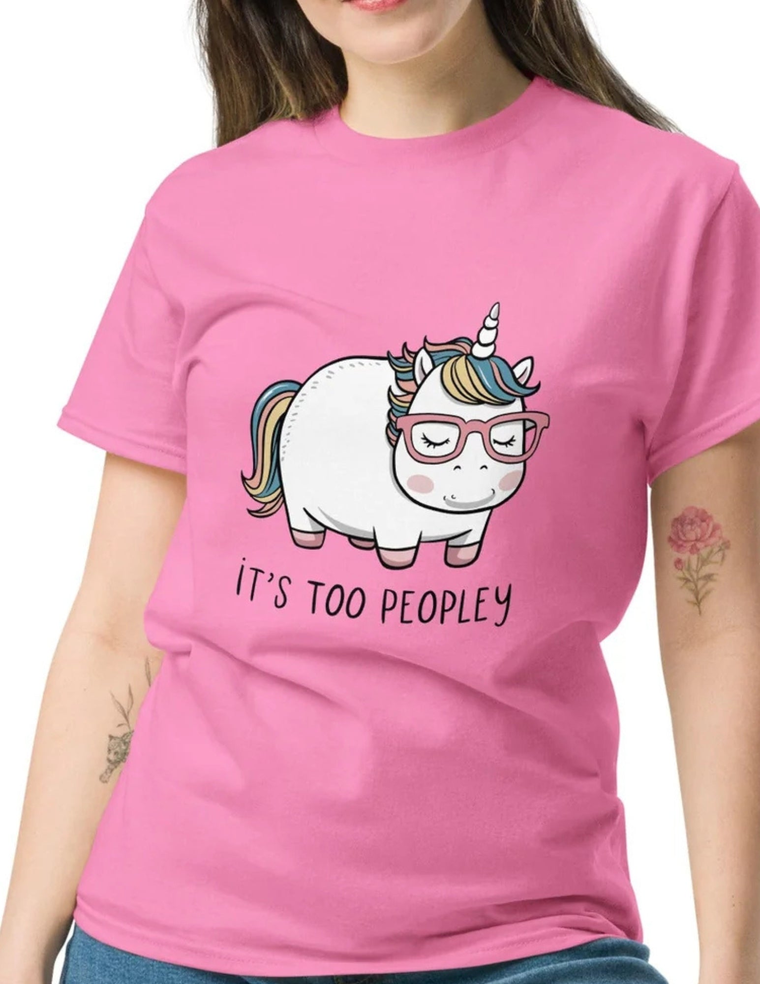 Too Peoply | Unicorn T-Shirt - Royal - T-Shirts Online