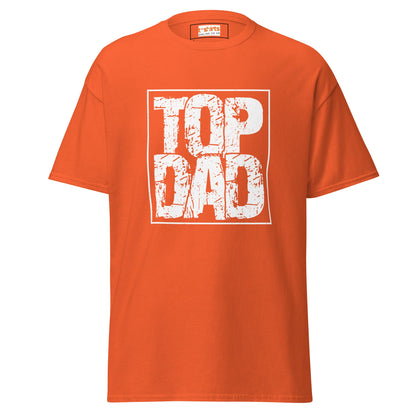 Top Dad | Father's Day T-Shirt - Orange - T-Shirts Online