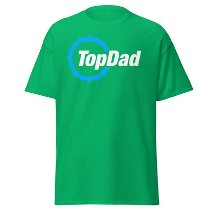TopDad T-Shirt - Woodworking Saw Blade Dad Gift - Irish Green - T-Shirts Online