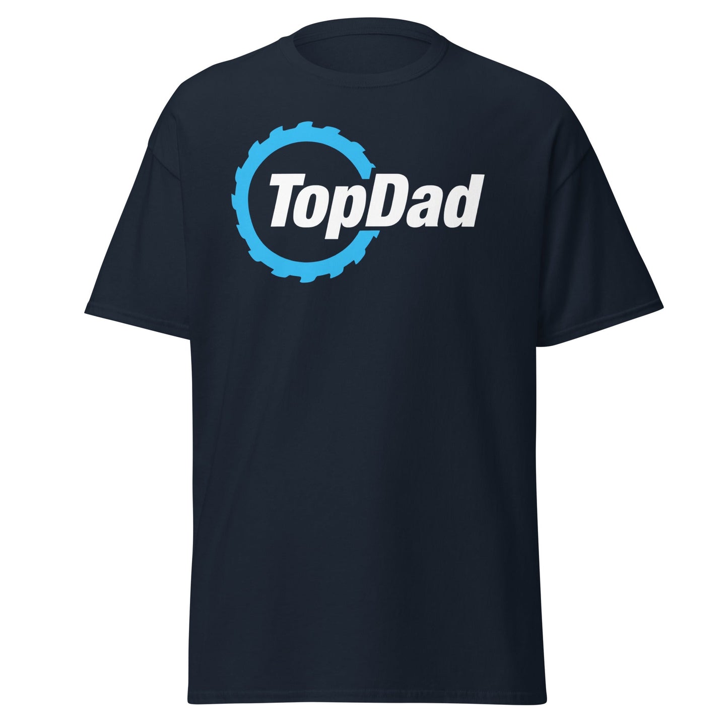 TopDad T-Shirt - Woodworking Saw Blade Dad Gift - Navy - T-Shirts Online