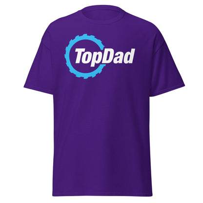 TopDad T-Shirt - Woodworking Saw Blade Dad Gift - Purple - T-Shirts Online