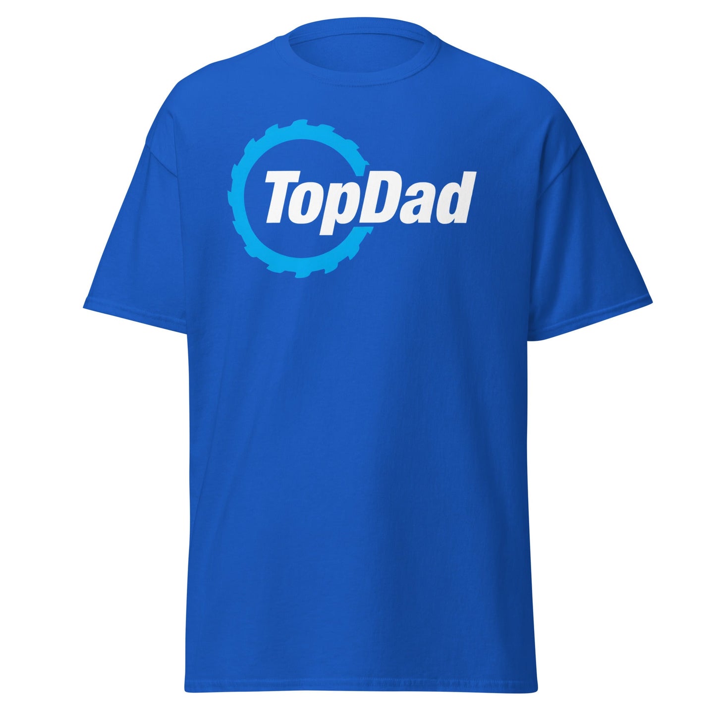 TopDad T-Shirt - Woodworking Saw Blade Dad Gift - Royal - T-Shirts Online
