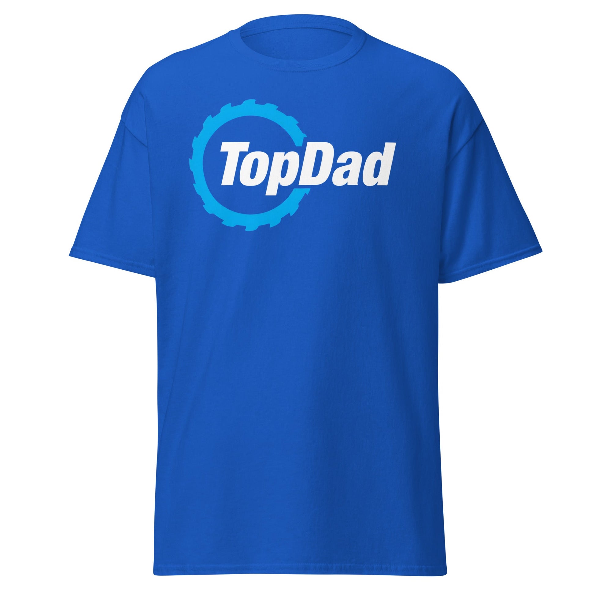 TopDad T-Shirt - Woodworking Saw Blade Dad Gift - Royal - T-Shirts Online