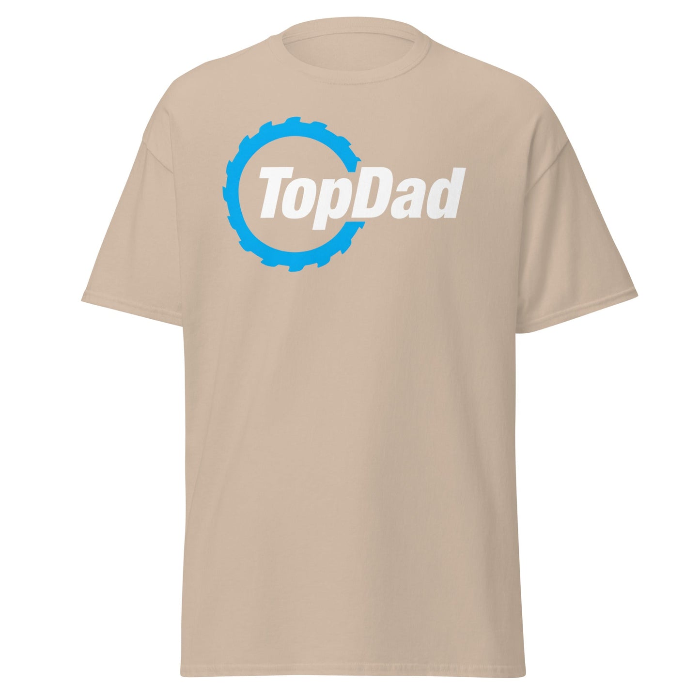 TopDad T-Shirt - Woodworking Saw Blade Dad Gift - Sand - T-Shirts Online