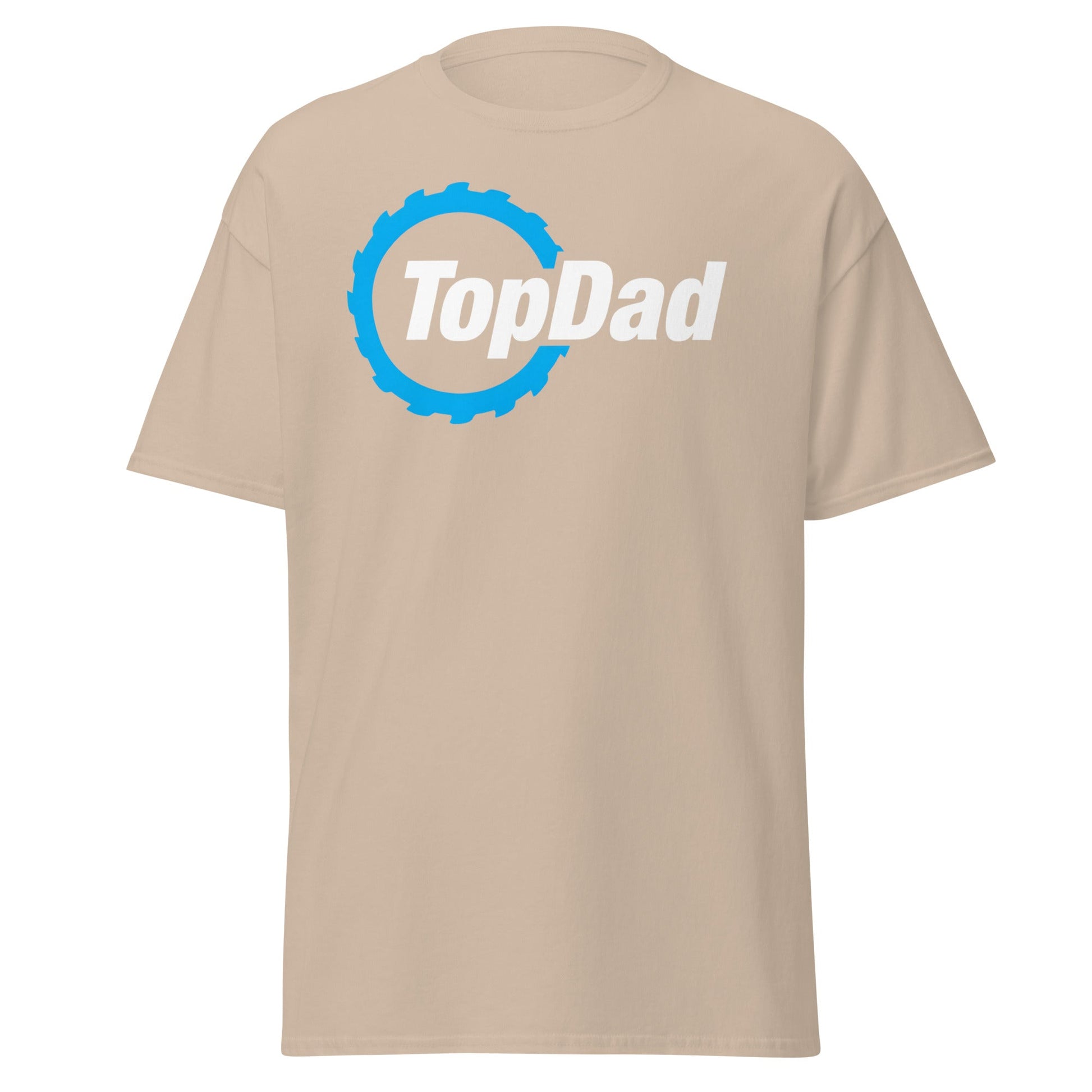 TopDad T-Shirt - Woodworking Saw Blade Dad Gift - Sand - T-Shirts Online