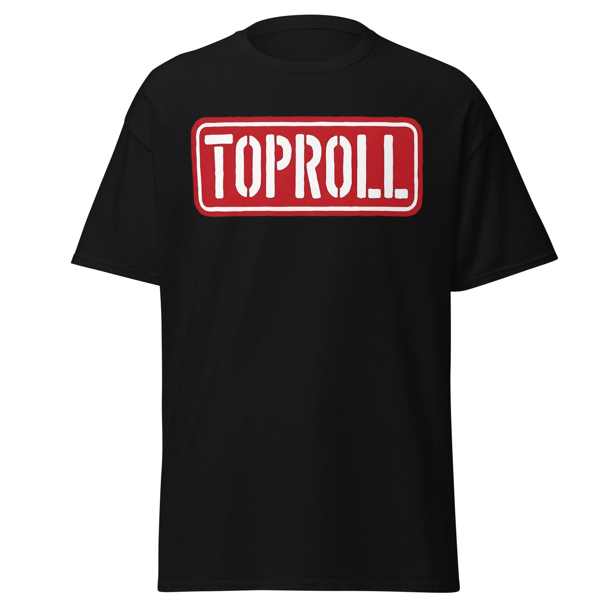 Toproll Arm Wrestling T-Shirt - Pro Strength & Grip Tee - Black - T-Shirts Online