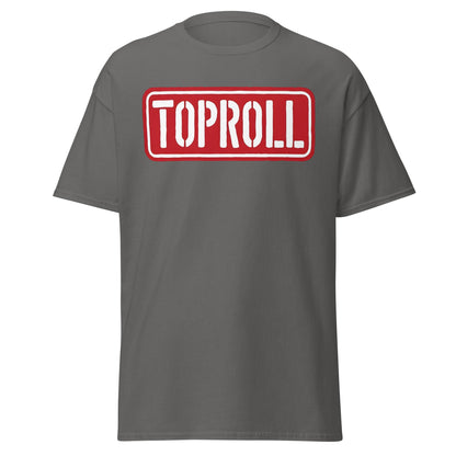 Toproll Arm Wrestling T-Shirt - Pro Strength & Grip Tee - Charcoal - T-Shirts Online