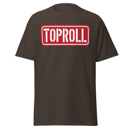 Toproll Arm Wrestling T-Shirt - Pro Strength & Grip Tee - Dark Chocolate - T-Shirts Online