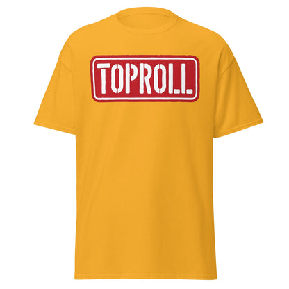 Toproll Arm Wrestling T-Shirt - Pro Strength & Grip Tee - Gold - T-Shirts Online