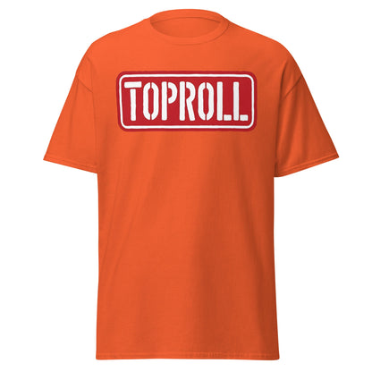 Toproll Arm Wrestling T-Shirt - Pro Strength & Grip Tee - Orange - T-Shirts Online