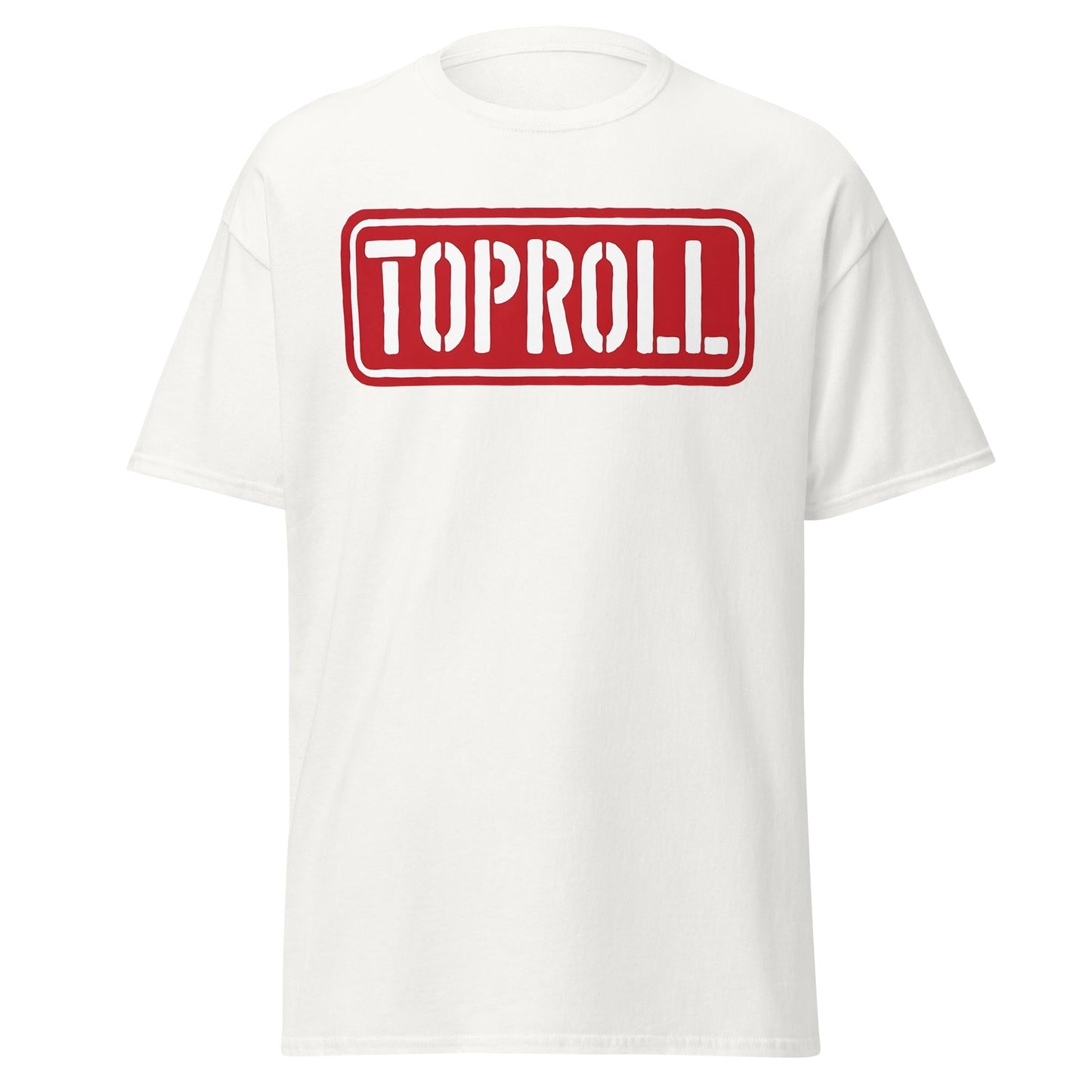 Toproll Arm Wrestling T-Shirt - Pro Strength & Grip Tee - White - T-Shirts Online