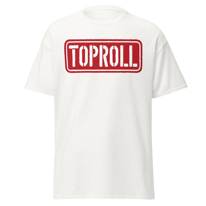 Toproll Arm Wrestling T-Shirt - Pro Strength & Grip Tee - White - T-Shirts Online