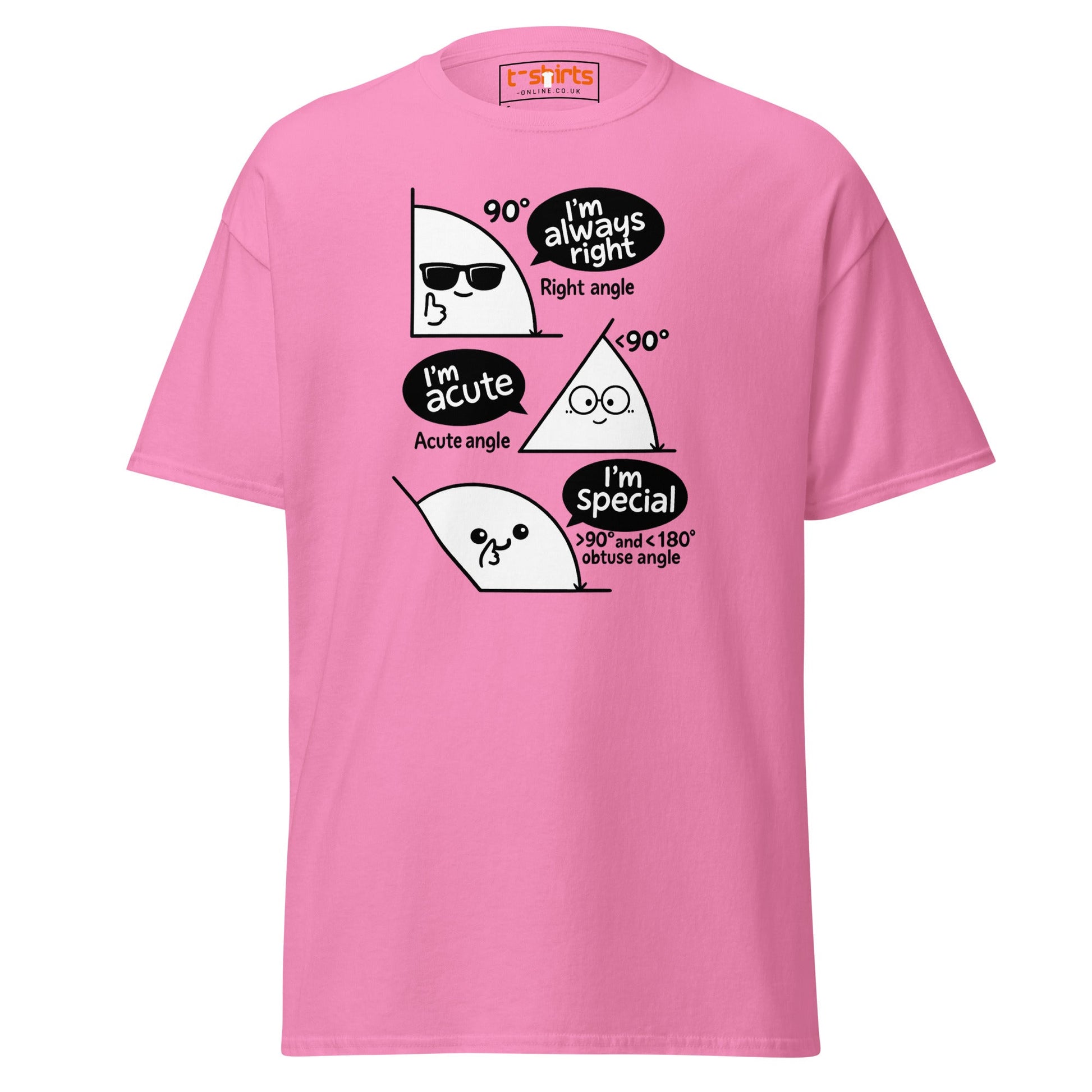 Trigonometry T-Shirt | Funny Math Angle Pun Tee - Azalea - T-Shirts Online