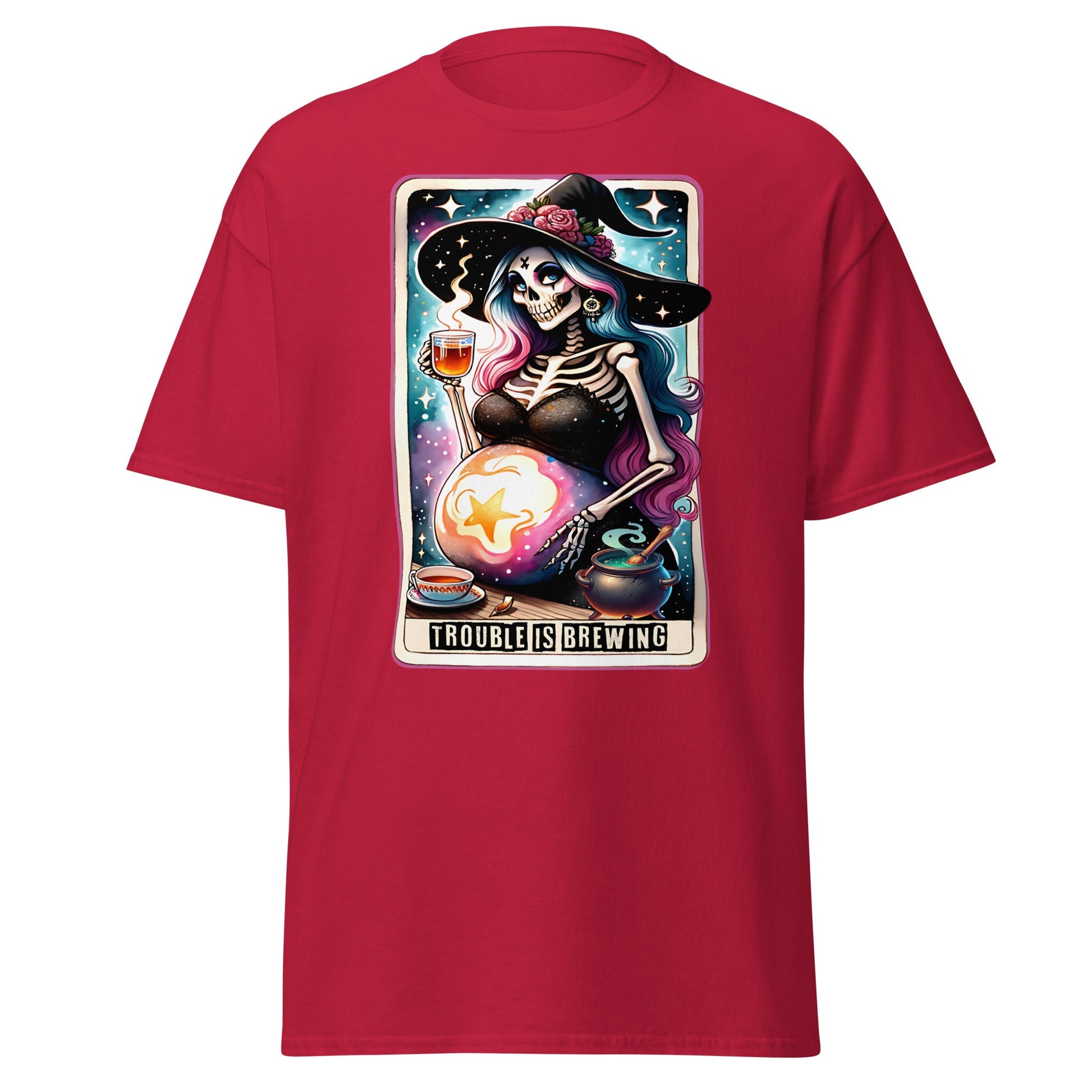 'Trouble is Brewing' Tarot | Tarot Card T-Shirt - Cardinal - T-Shirts Online