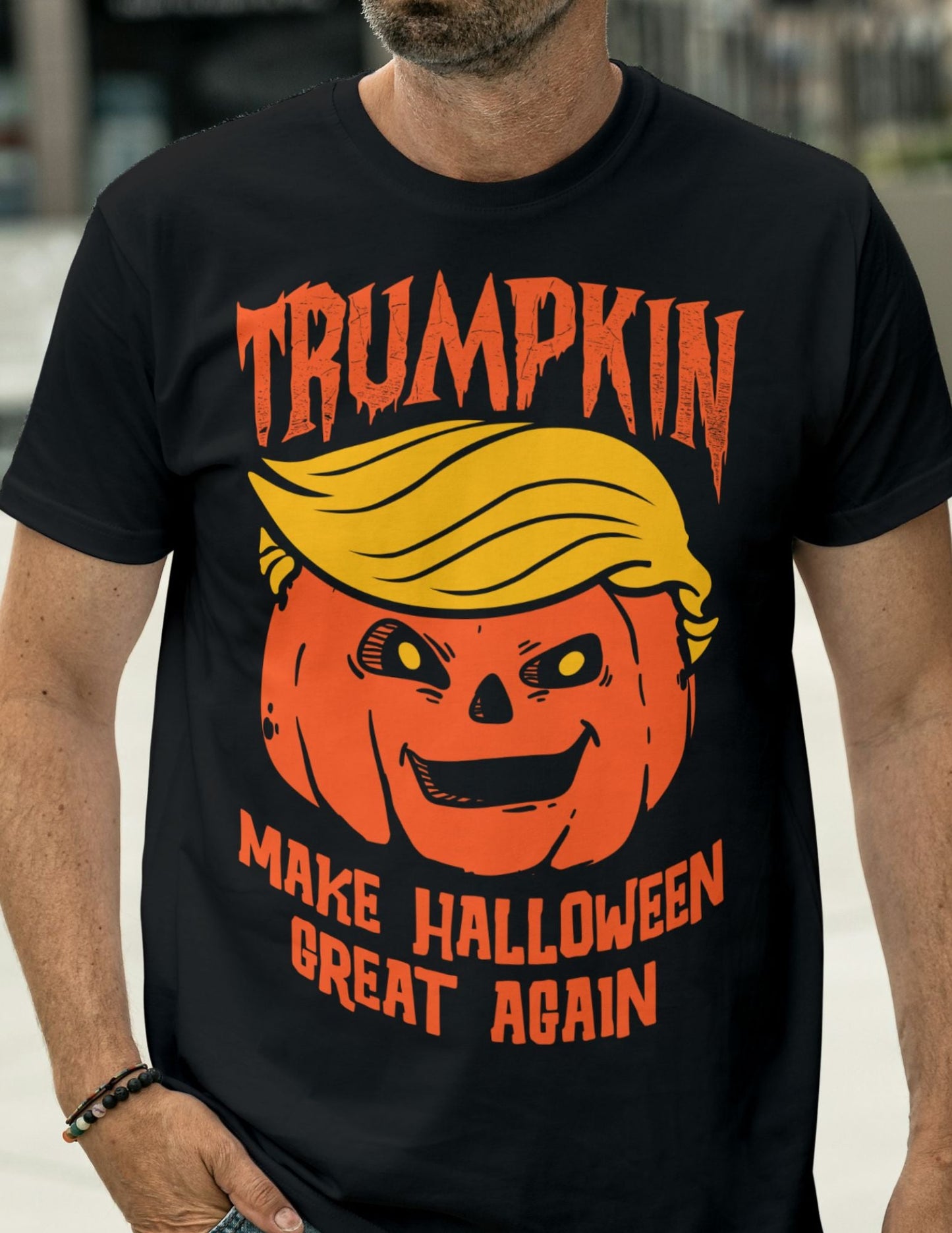 Trumpkin | Halloween T-Shirt - Black - T-Shirts Online