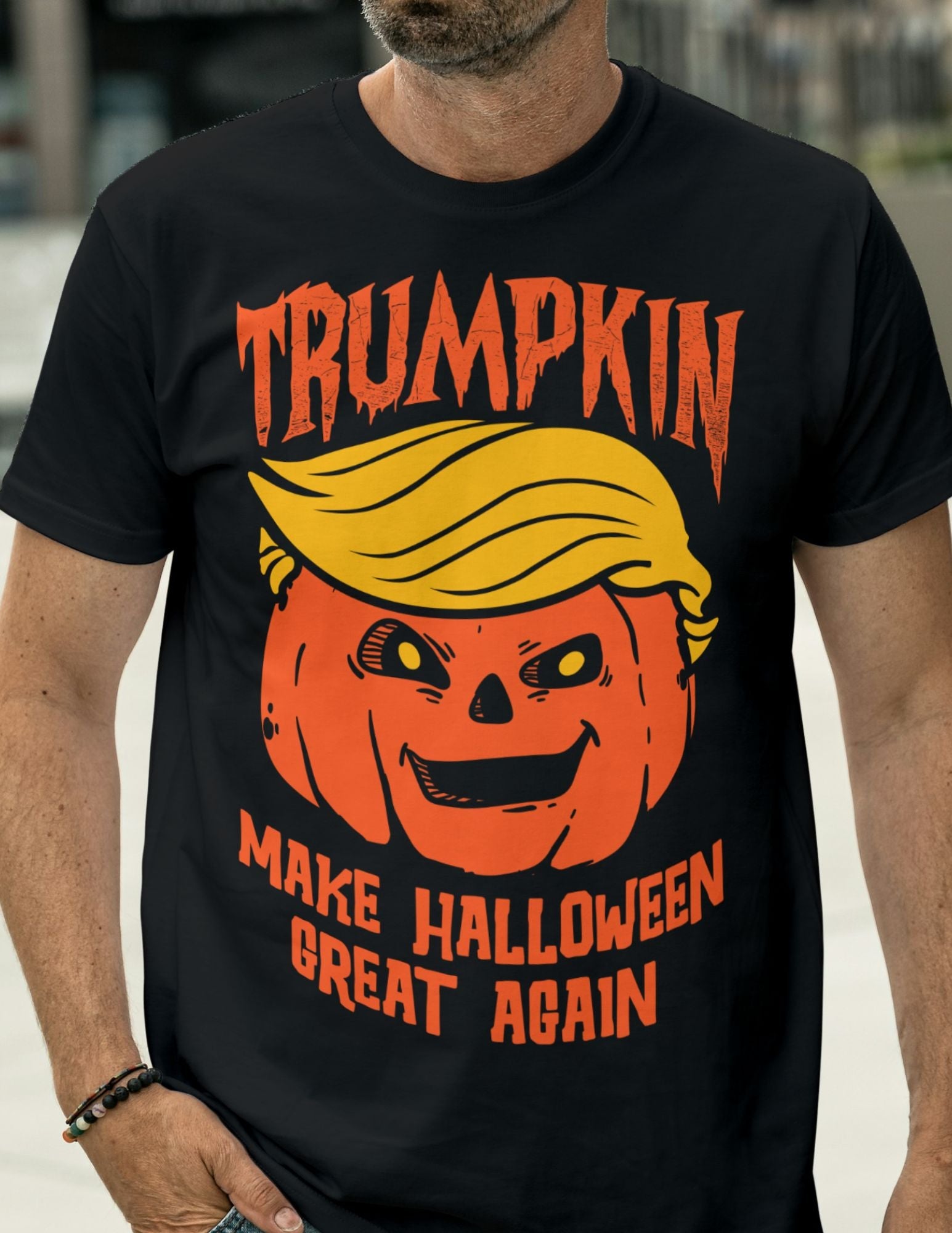 Trumpkin | Halloween T-Shirt - Black - T-Shirts Online